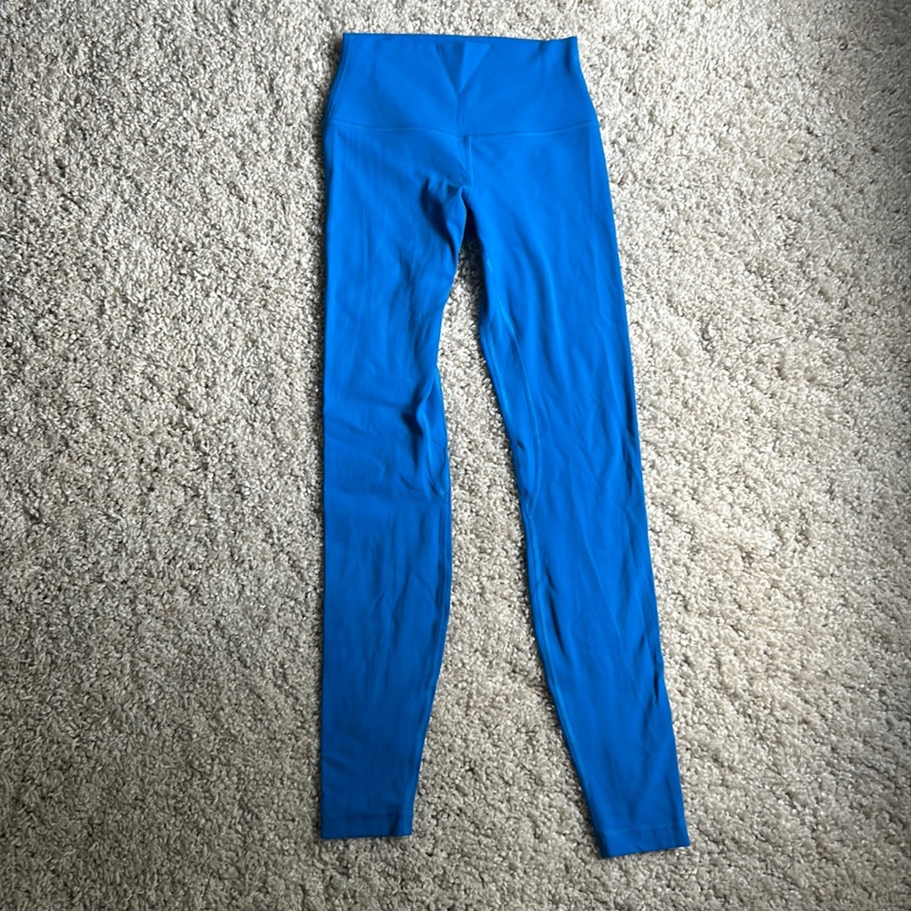 Poolside blue lululemon align leggings